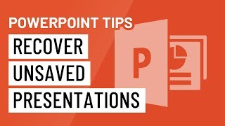 PowerPoint Quick Tip Recover Unsaved Presentations [upl. by Kaile]