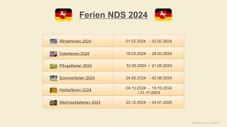 Ferien NDS 2024 [upl. by Kenelm364]