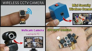 HOW TO MAKE  4 AMAZING SPY CCTV CAMERA [upl. by Jerrome]