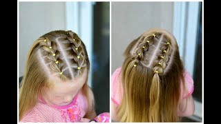 Front Pull Through Braids  How to Take Out Elastic Styles [upl. by Sidalg]