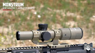 G3 14x24 FFP LPVO Rifle Scope Field of View [upl. by Rasecoiluj]