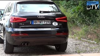 Audi Q3 20TDi 177hp  Start Up Sound 1080p FULL HD [upl. by Cantu]