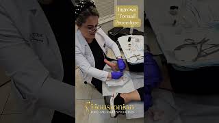 Common Ingrown Toenail Removal Procedure [upl. by Rosner]