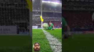 football goalkeeper goalline shorts footballdevelopment [upl. by Charlena]