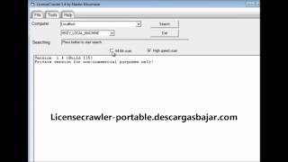 LicenseCrawler Portable recuperar licencias de windows [upl. by Enelyahs]