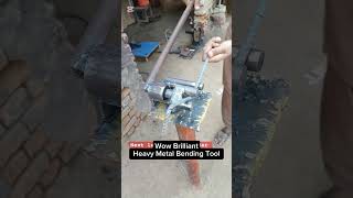 Wow Brilliant Heavy Metal Bending Tool shortstrendingsteelgrill windowgrilldesign bilalsteel [upl. by Anier]