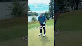 A lot of golfers are putting cross handed these days Here is the proper way to execute this way [upl. by Ecirtael811]