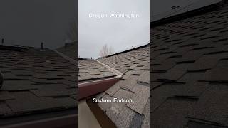 Gutter endcap Tip gutters rain diy gutterrepair homerepair construction diygutters shorts [upl. by Lienahs232]