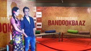 Nawazuddin Siddiqui amp Biditas Grand Entry At Babumoshai Bandookbaaz Trailer Launch [upl. by Ettezus340]