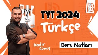 10 TYT Türkçe  Sözcükte Yapı Etkinlik Soru Çözümü  Kadir GÜMÜŞ  2024 [upl. by Zacherie47]