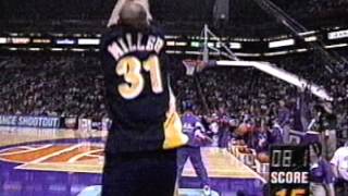 Reggie Miller Heats Up in 1995 NBA 3pt Shootout [upl. by Aeslek]