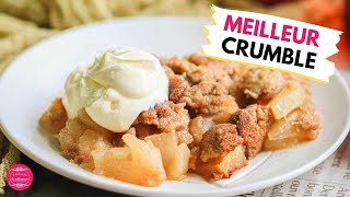 Crumble aux pommes  La recette facile rapide et inratable [upl. by Ainnos560]