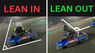 How to LEAN in Karting tutorial [upl. by Prochora]