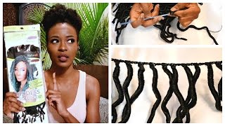 Turn Crochet Braids Into A Weave Perfect For Faux Locs Twists amp Kinky Curls [upl. by Newo]