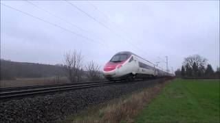 Des trains à LahrSchwarzwald sur la Rheintalbahn 1 ICE Eurocity Fret Regio [upl. by Lempres]