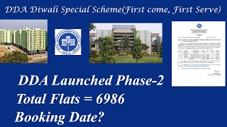 DDA First come first serve Phase2 I DDA Housing scheme 6986 flats I DDA flats in Dwarka I DDA flats [upl. by Badger997]