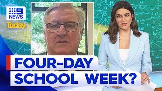 NSW school to have fourday week for senior students  9 News Australia [upl. by Haidedej292]