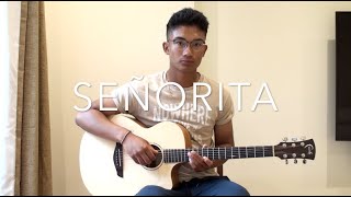 Señorita  Shawn Mendes amp Camila Cabello  FREE TABS Fingerstyle Guitar Cover [upl. by Elyad]