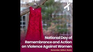 2024 National Day of Remembrance and Action on Violence Against Women [upl. by Piper]