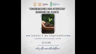 Consideraciones para reforestar [upl. by Aliahkim]