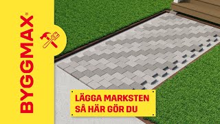 Lägga marksten så här gör du [upl. by Seften]