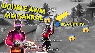 AIM AWM NYA SAKRAL😱LAGI LAGI NGE GENDONG TIM PAKE SNIPER [upl. by Otreblif970]