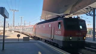 Einfahrt des SonderSchnellzug 19934 am 27072024 in Wien Hbf [upl. by Ahseinar]