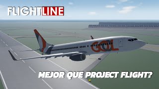 Probando FLIGHTLINE por PRIMERA VEZ ✈️ es MEJOR que PROJECT FLIGHT 🆚 Roblox FlightLine Simulator [upl. by Sikleb725]