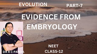 EVIDENCE FROM EMBRYOLOGY  EVOLUTION PART7  NEET  CLASS12  Dr Ramesh Panda [upl. by Aloin957]