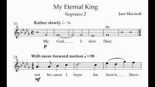 Soprano 2 My Eternal King  Jane Marshall [upl. by Martinic]