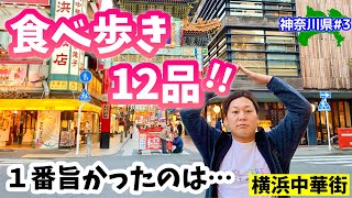 【2022年決定版】横浜中華街食べ歩き！日本を食べ歩く夫婦が中華街でランク付【神奈川グルメ】 [upl. by Trometer727]