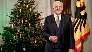 Mit Gebärde Weihnachtsansprache des Bundespräsidenten am 251223 [upl. by Schell]