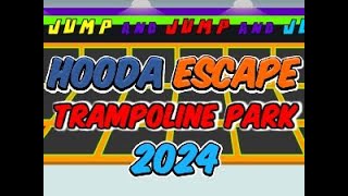 Hooda Escape Trampoline Park 2024  Walkthrough  Hints  Cheats [upl. by Harbert]