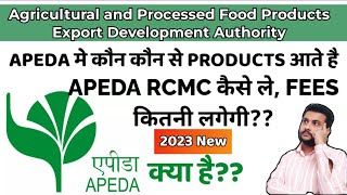 What is APEDA  Agricultural and Processed Food Products Export Development Authority  APEDA RCMC [upl. by Tigges]