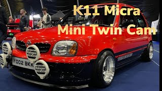 Full build Nissan Micra K11 Fujimi scale model stanced [upl. by Yllah]