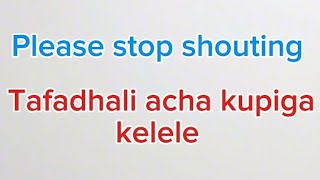 BASIC POLITE WORDS TO USE DAILY IN SWAHILI BOTH AT HOME AND WORK PLACE [upl. by Adnert]