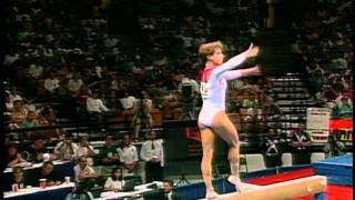 Kerri Strug  Balance Beam  1996 Olympic Trials  Women  Day 2 [upl. by Woolcott]