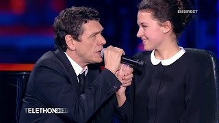 Marc Lavoine chante quotElle a les yeux revolverquot au téléthon 2015  04122015 [upl. by Ij661]