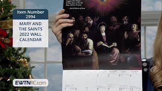 2994MARY AND THE SAINTS 2022 WALL CALENDAR [upl. by Roselia]