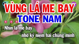 Karaoke Vùng Lá Me Bay Tone Nam  Cm  Nhạc Sống Mới Hay  Tạp Hóa Karaoke [upl. by Eerihs]