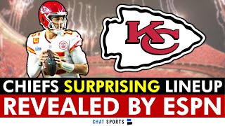 Kansas City Chiefs SURPRISE Starting Lineup Revealed By ESPN Before Training Camp  Chiefs Rumors [upl. by Trude]