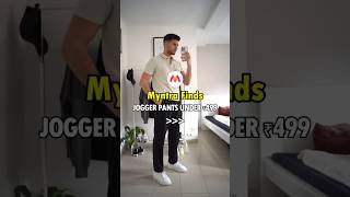 The Best Jogger Pants Under 500 🤑🔥 mensfashion dailyshorts fashion myntrahaul shorts [upl. by Ennaimaj]