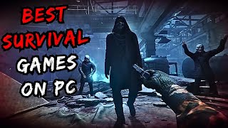 TOP 20 Best SURVIVAL Games on PC [upl. by Airdnaxela]