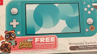 Nintendo Switch Lite Animal Crossing Edition holiday2023 special limitededition checkacola [upl. by Tailor301]