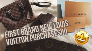 Louis Vuitton Speedy Bandoulière 25 Clemence Wallet and Key Holder  Unboxing [upl. by Ennayar543]