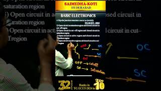 BASIC ELECTRONICS  ECET2024  SAIMEDHA KOTIHYD  9246212138 [upl. by Rratsal]