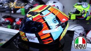 Capacete AGV K3 Elements Valentino Rossi  PlanetBikeShopcombr [upl. by Boice]