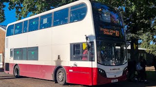 Uphill struggle Compass Travel ADL E40D ADL Enviro 400 6112 SN13 CHJ on Route B3 to Chichester [upl. by Erdrich]