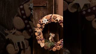 ⬆️ How to reuse wine corks into Christmas wreath diy shorts winecorks christmas diywreath [upl. by Marijo40]