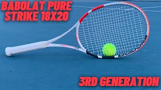 Babolat Pure Strike 18X20 3rd Generation OnCourt Performance Tests Playtest And Review [upl. by Bello]